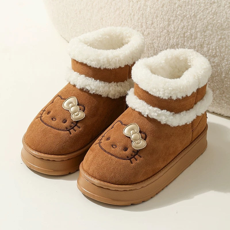 Brown Kitty Kozy Boots