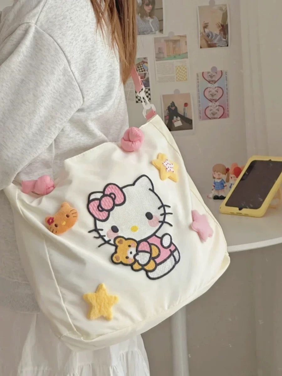 Kitty Cuddle Tote Bag