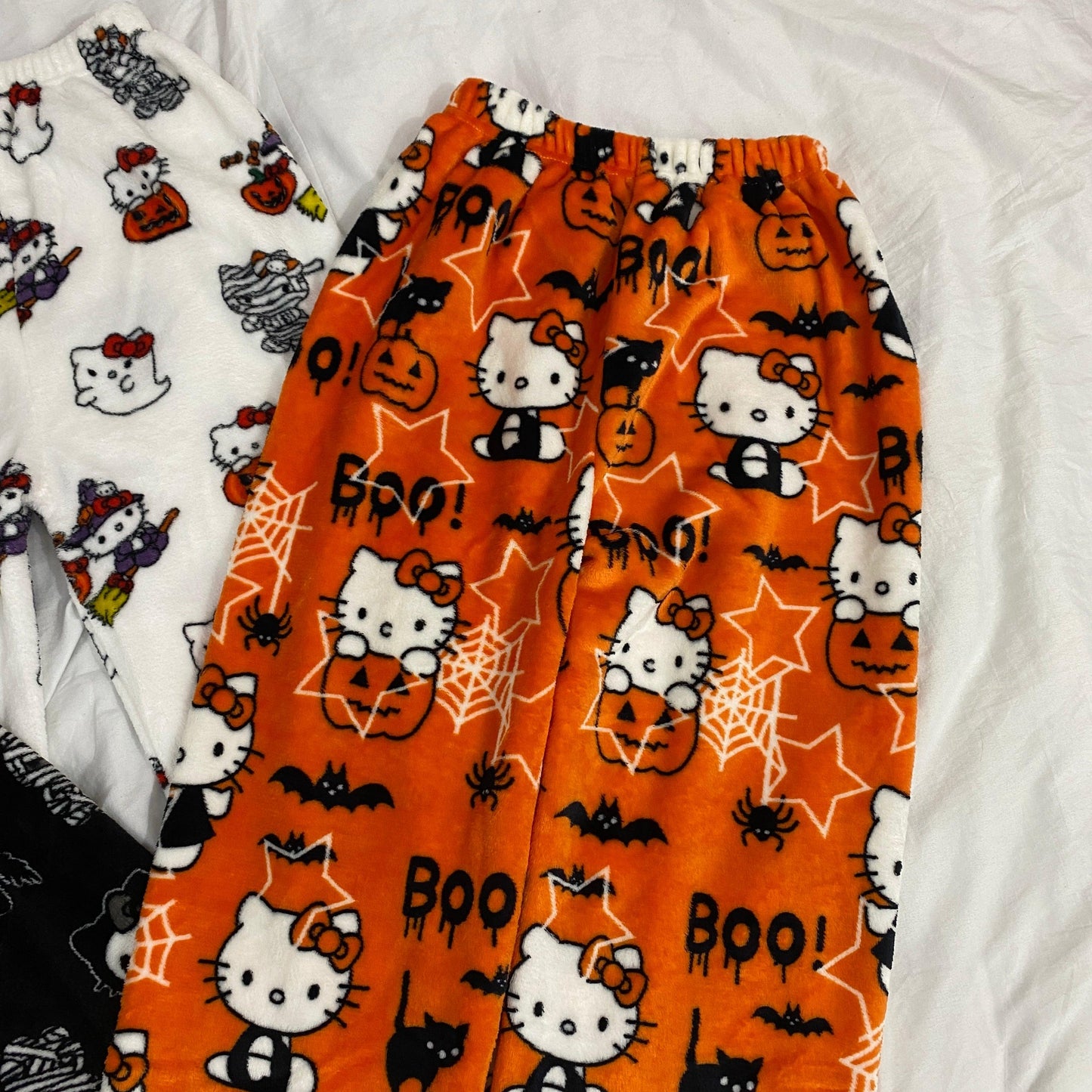 Orange hallow-kitty pyjama Pants