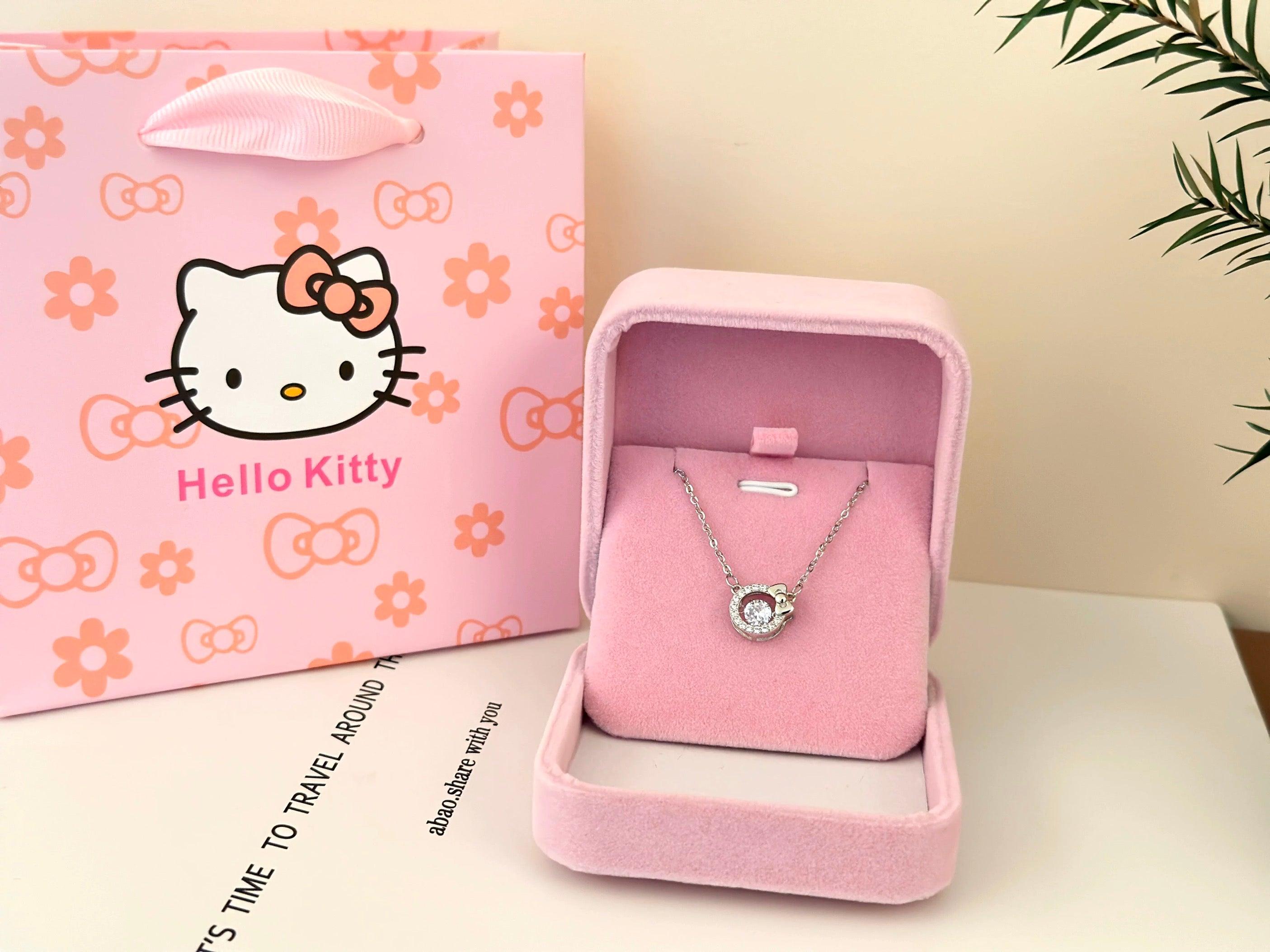 Sparkle Kitty Crystal Pendant