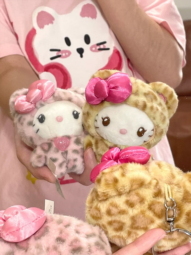 Pink Kitty Cutesy plushie Keychain