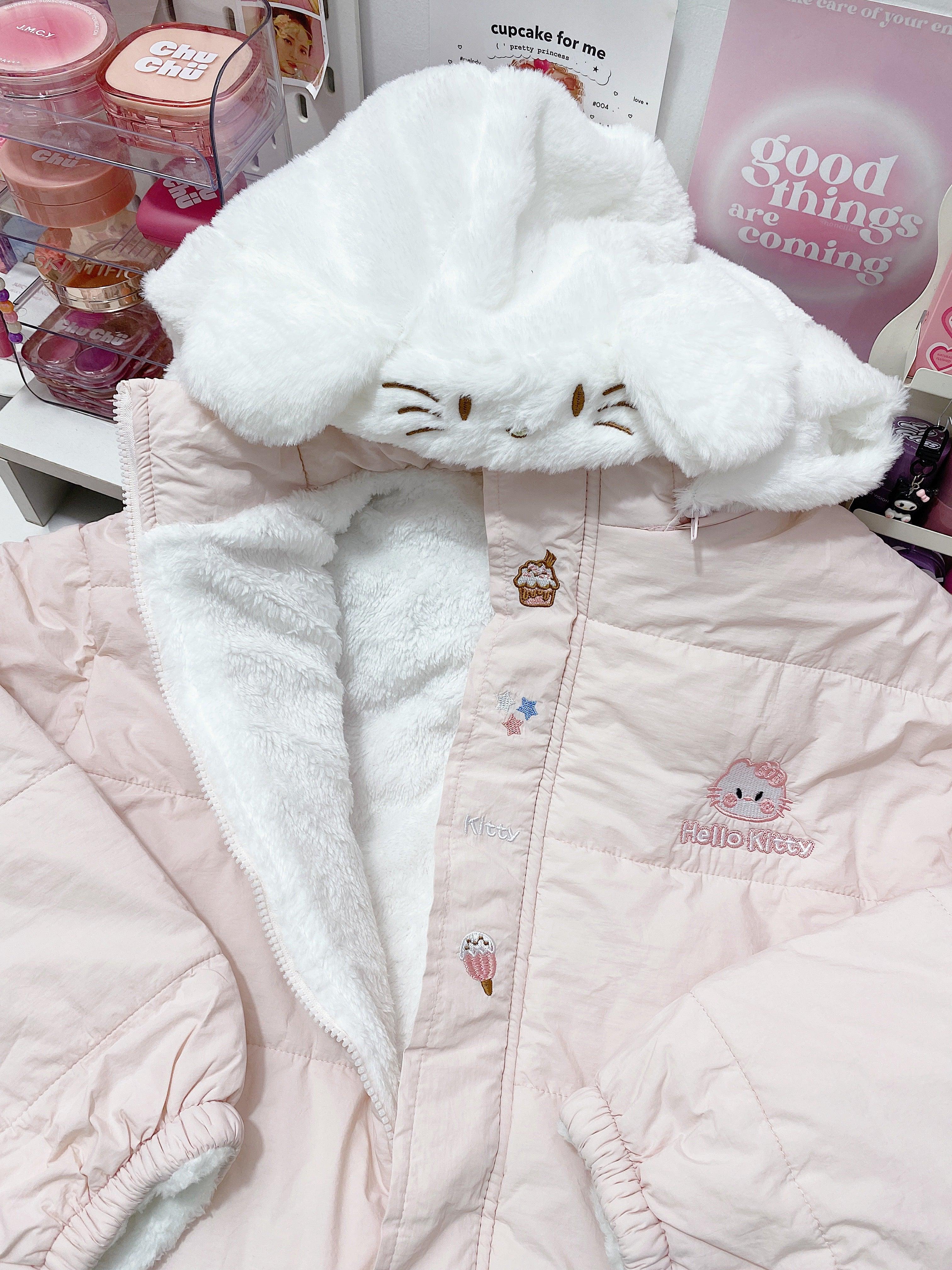 Pink Reversible Kitty Jacket