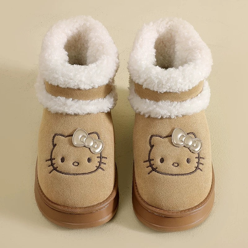 Cream Kitty Kozy Boots