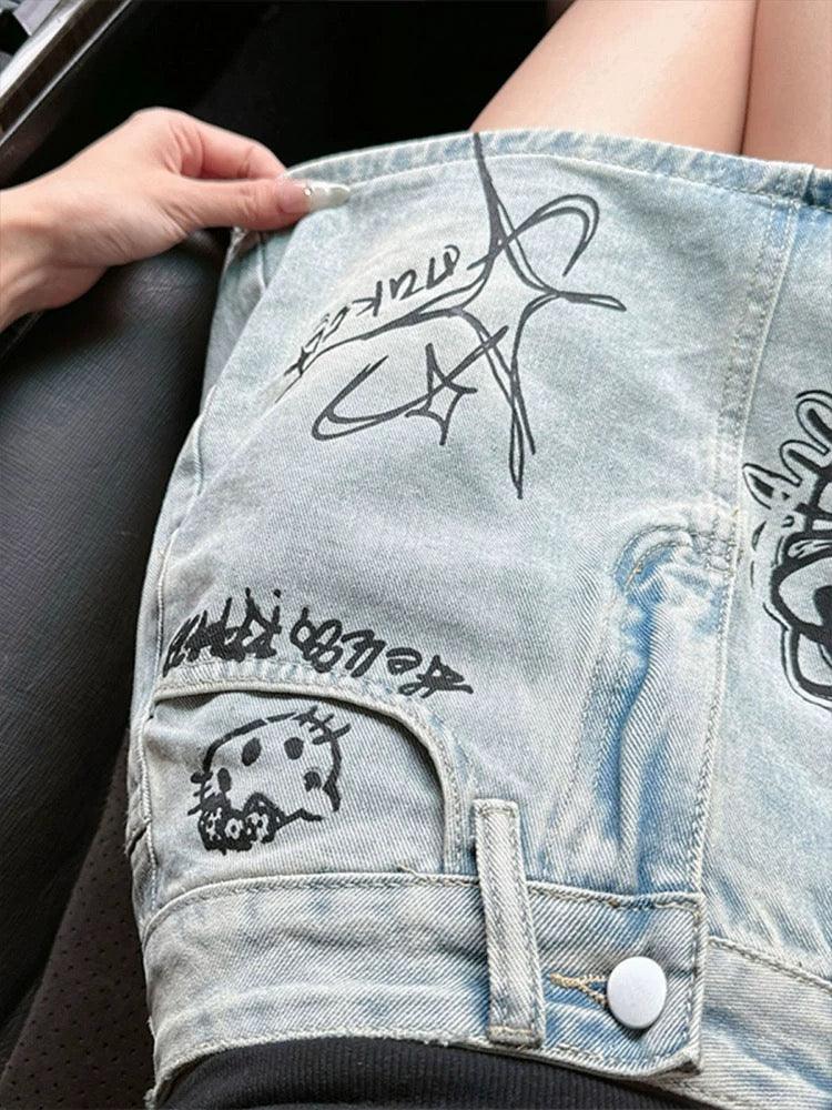 Grakitty Denim Skirt