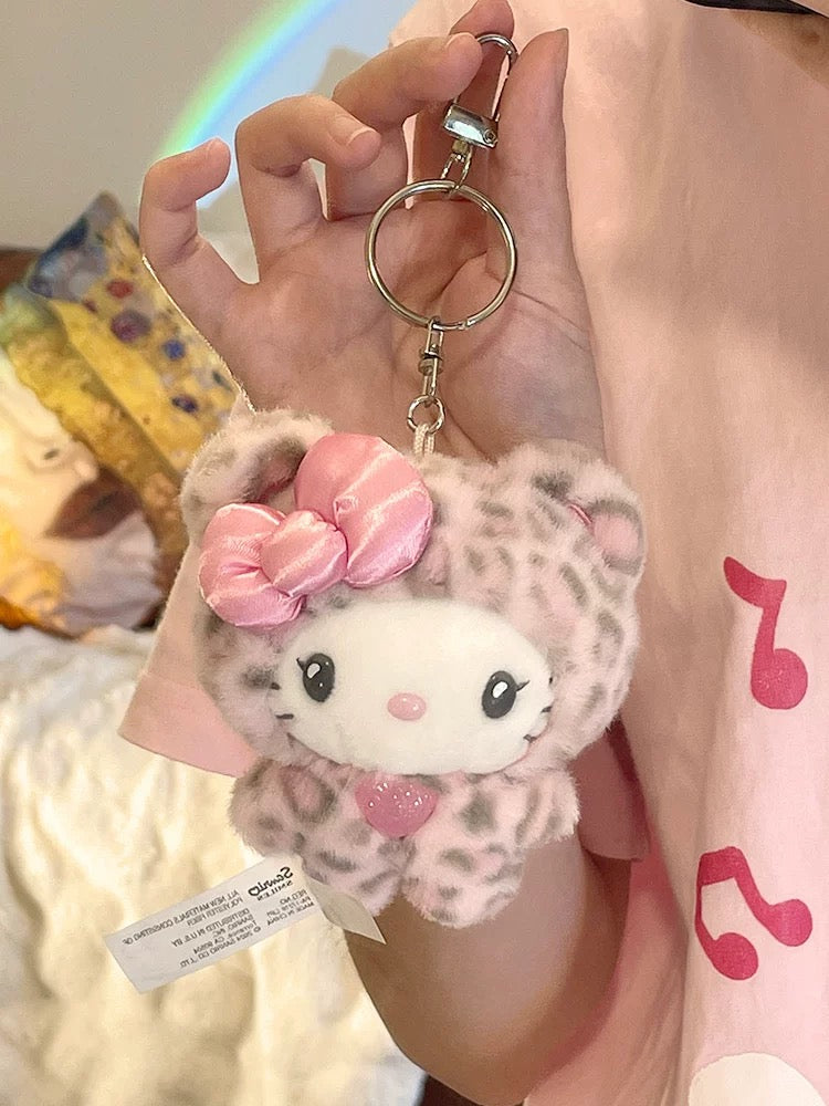 Pink Kitty Cutesy plushie Keychain