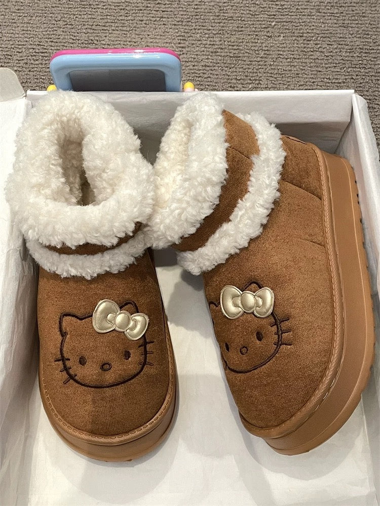 Brown Kitty Kozy Boots