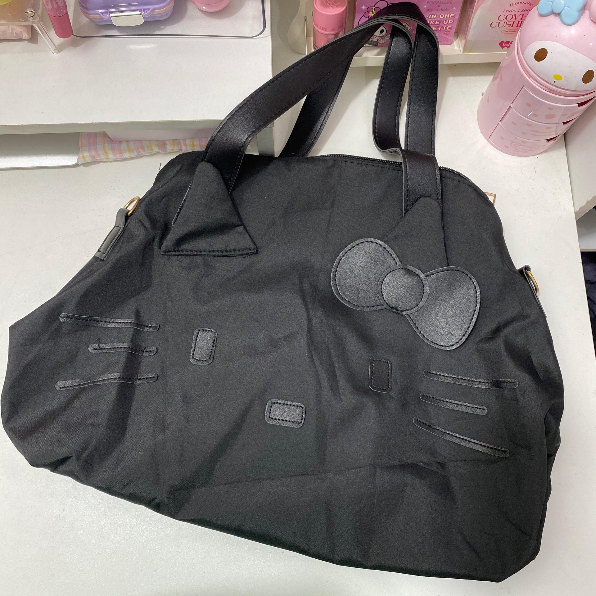 Kitty Noir Shoulder Bag