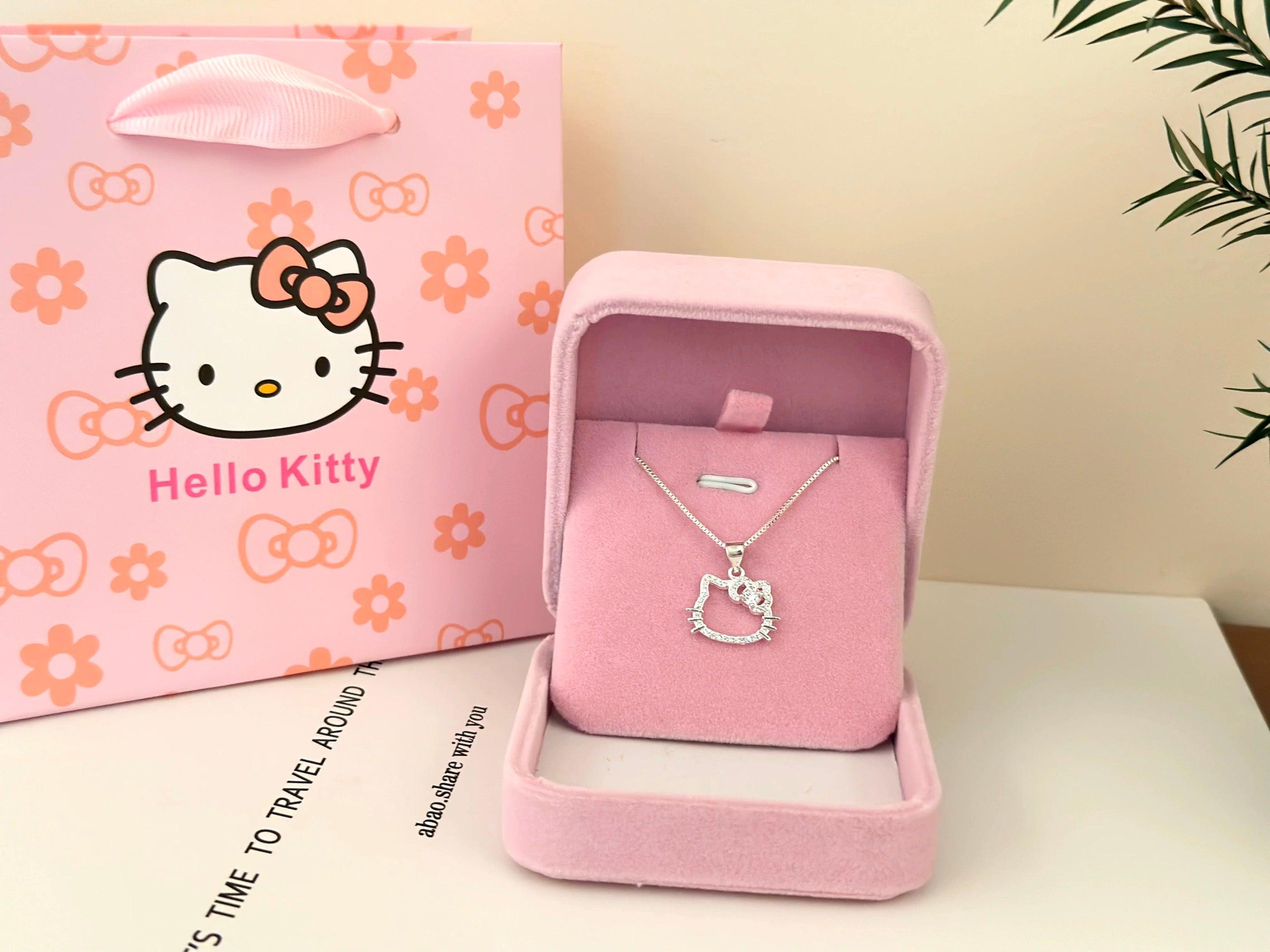 Shimmer Kitty Necklace Pendant