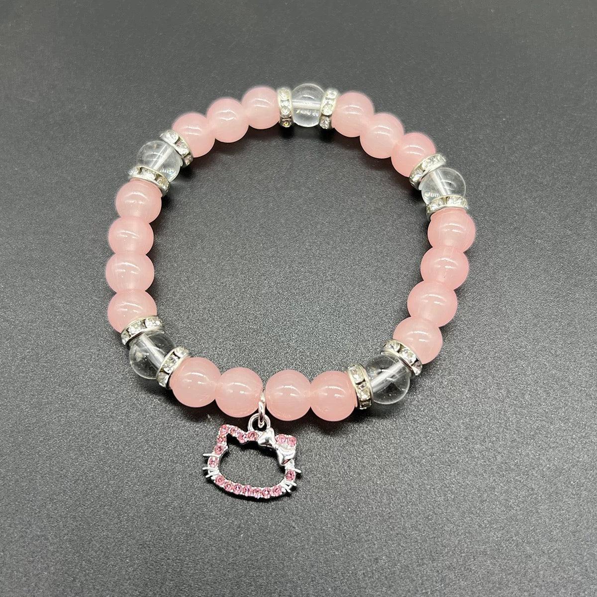 Kitty Rose Beaded Bracelet