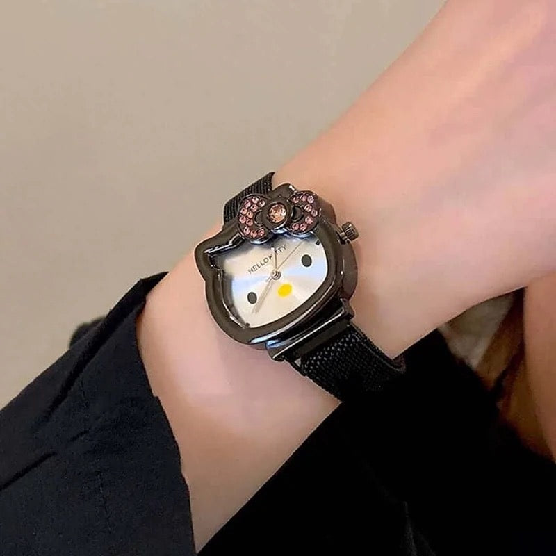 Timeless Black Kitty Watch