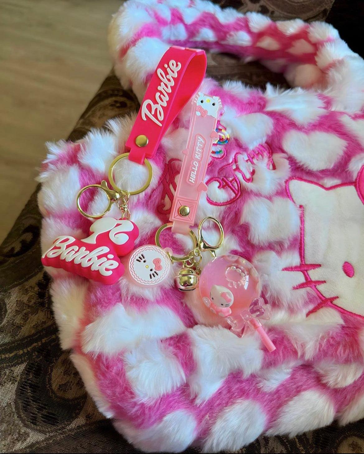 Fluff Kitty Charm Bag