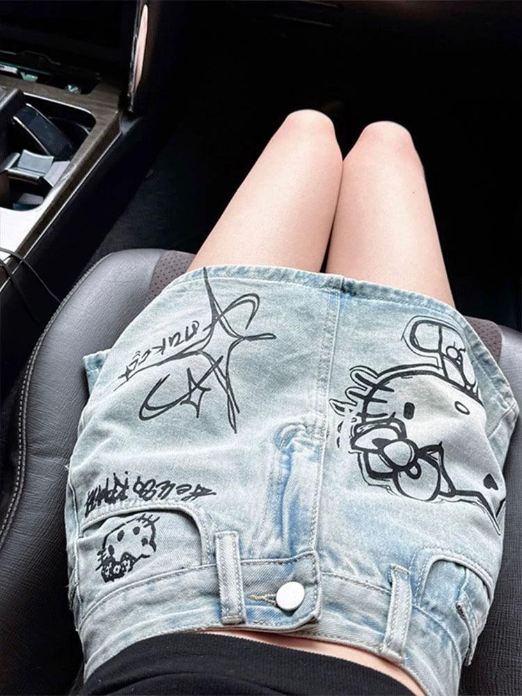 Grakitty Denim Skirt