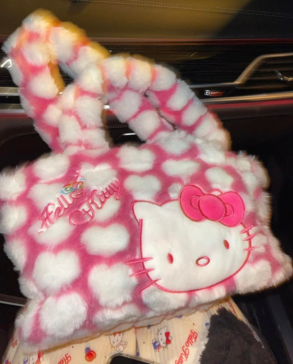 Fluff Kitty Charm Bag