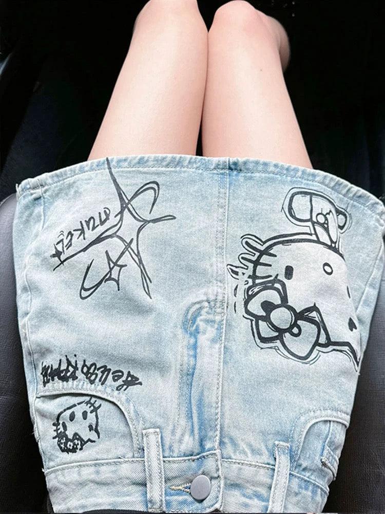 Grakitty Denim Skirt