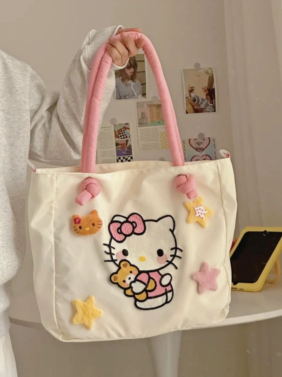 Kitty Cuddle Tote Bag