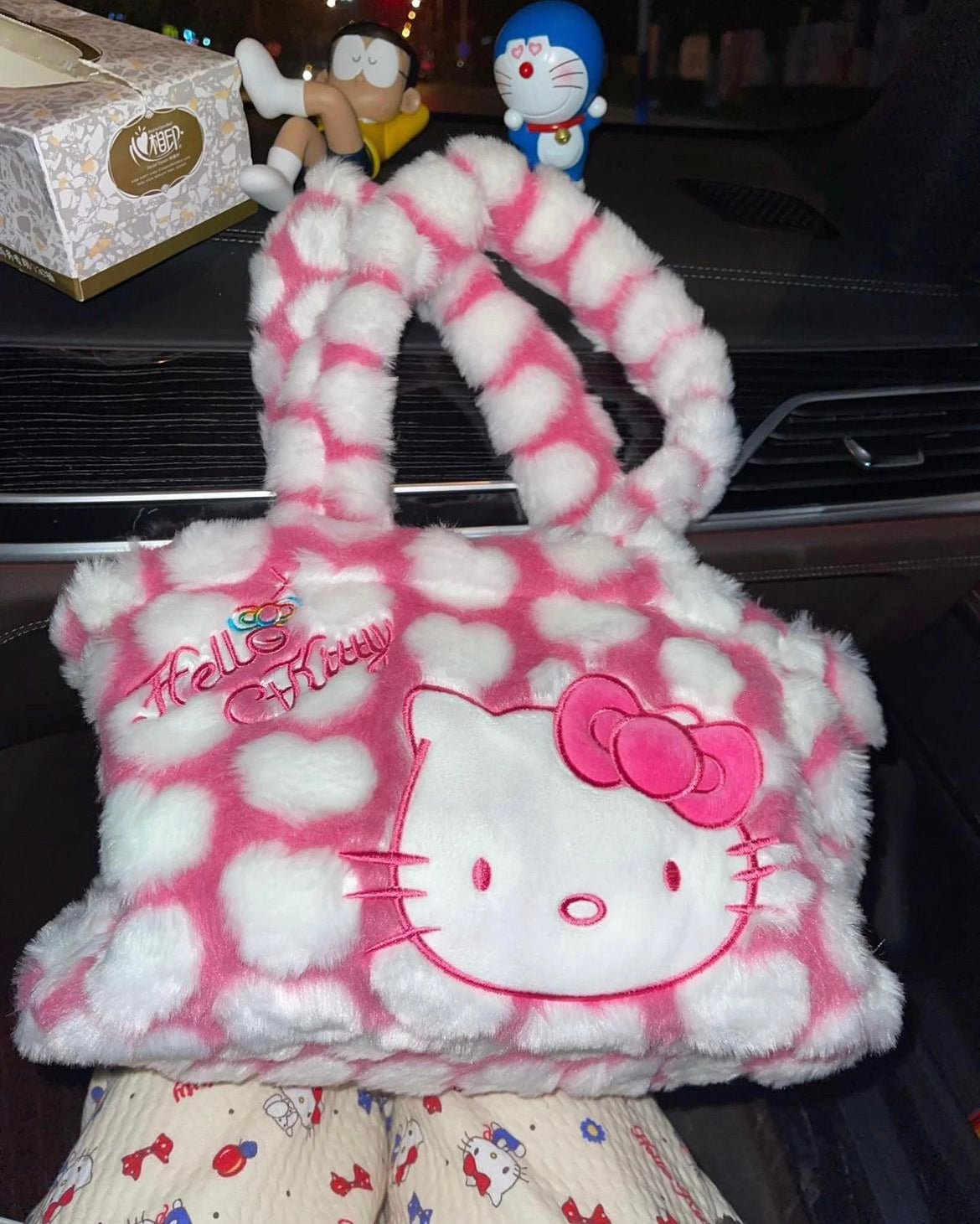 Fluff Kitty Charm Bag