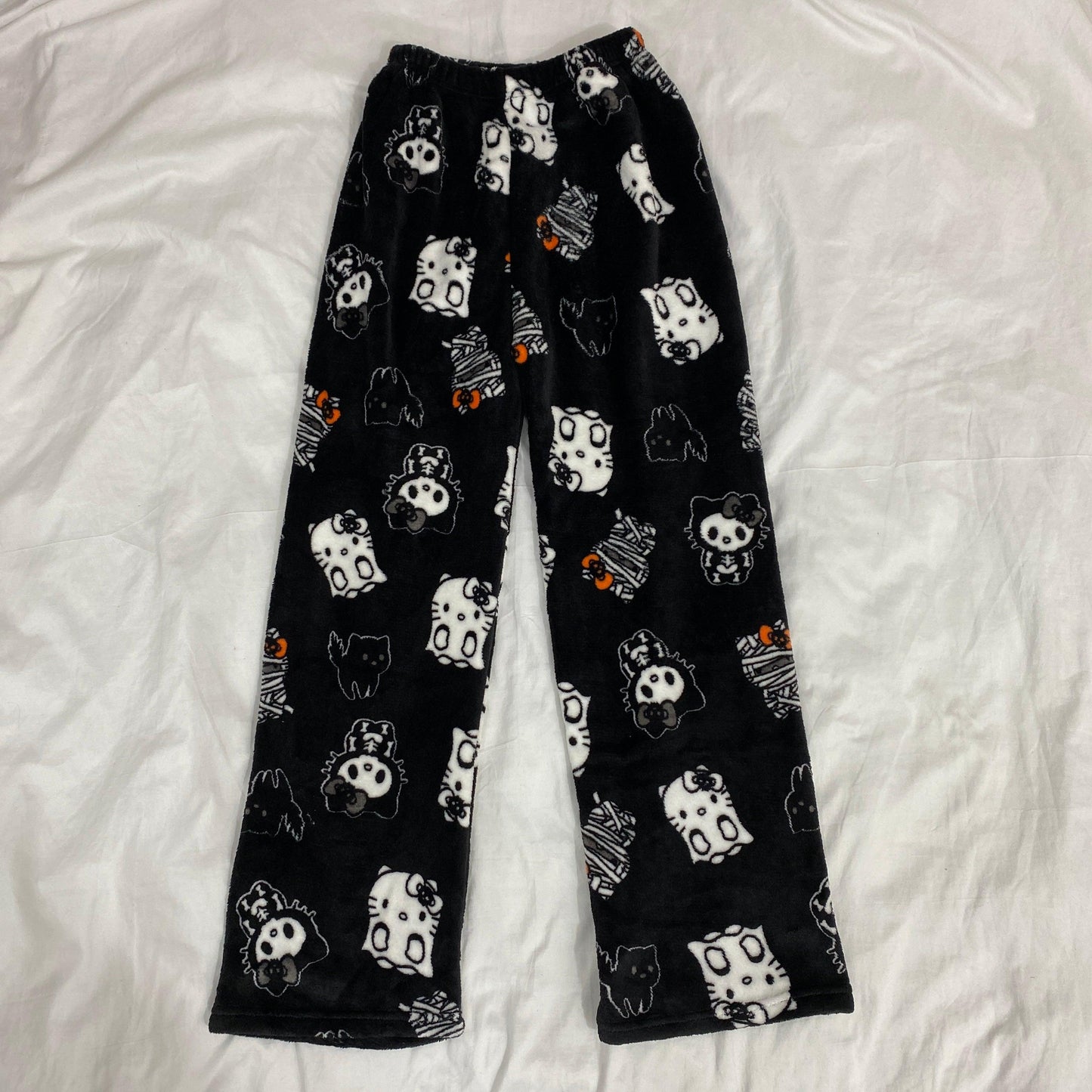 Black hallow-kitty pyjama Pants