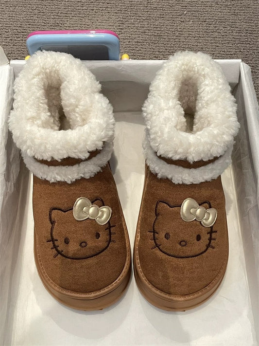 Brown Kitty Kozy Boots