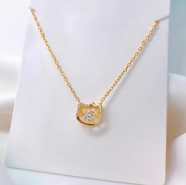 Hello Kitty Gold Necklace