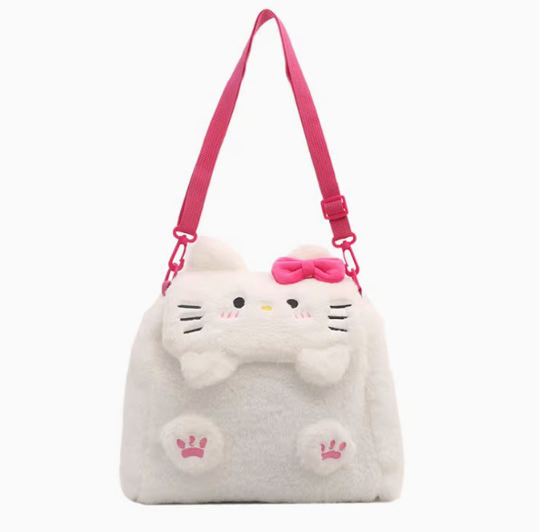 Cute Kitty Plush Bag