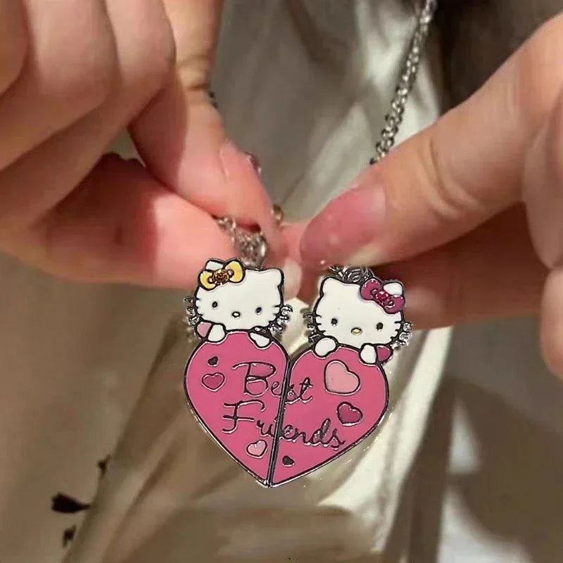 Hello kitty best friends necklace