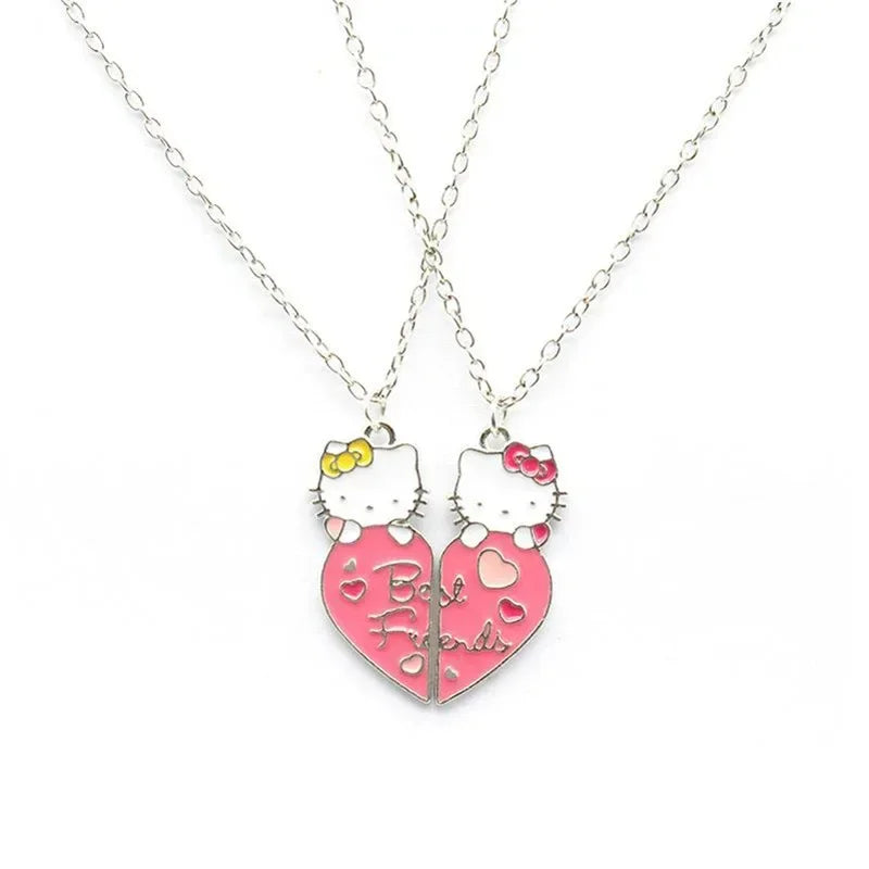 Hello kitty best friends necklace