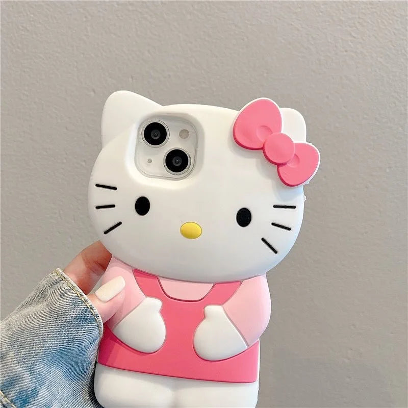 3D kitty Phone case