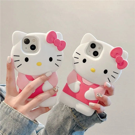 3D kitty Phone case