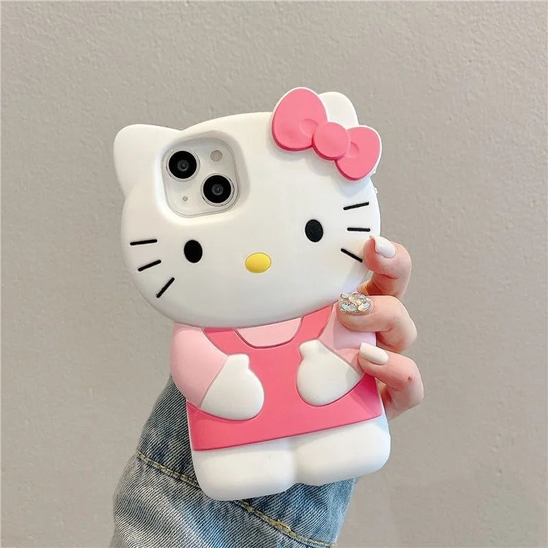 3D kitty Phone case