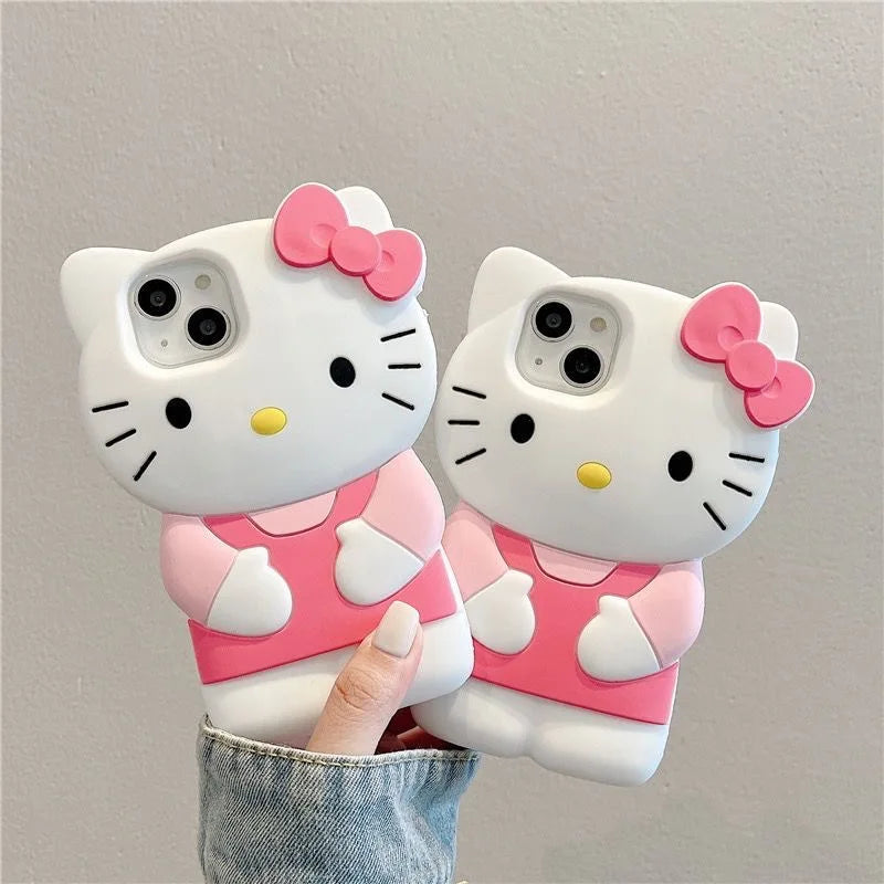 3D kitty Phone case