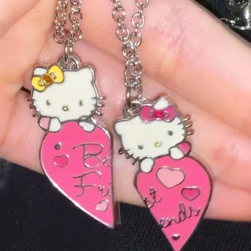 Hello kitty best friends necklace